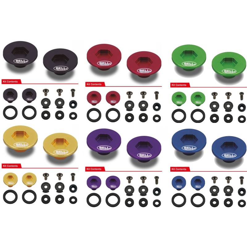 Kit Tornillos Cascos BELL, MONDOKART, kart, go kart, karting