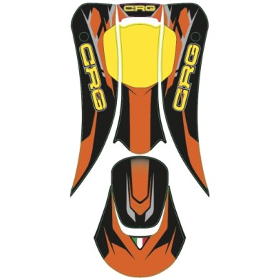 Adesivo Frontalino 508 CRG, MONDOKART, kart, go kart, karting