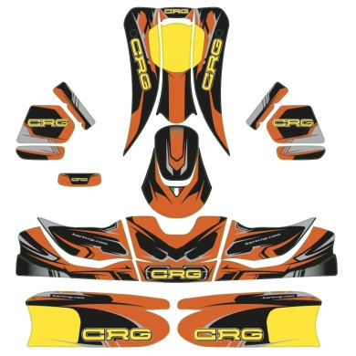 Kit Adesivi Completo CRG 507 / 508, MONDOKART, kart, go kart