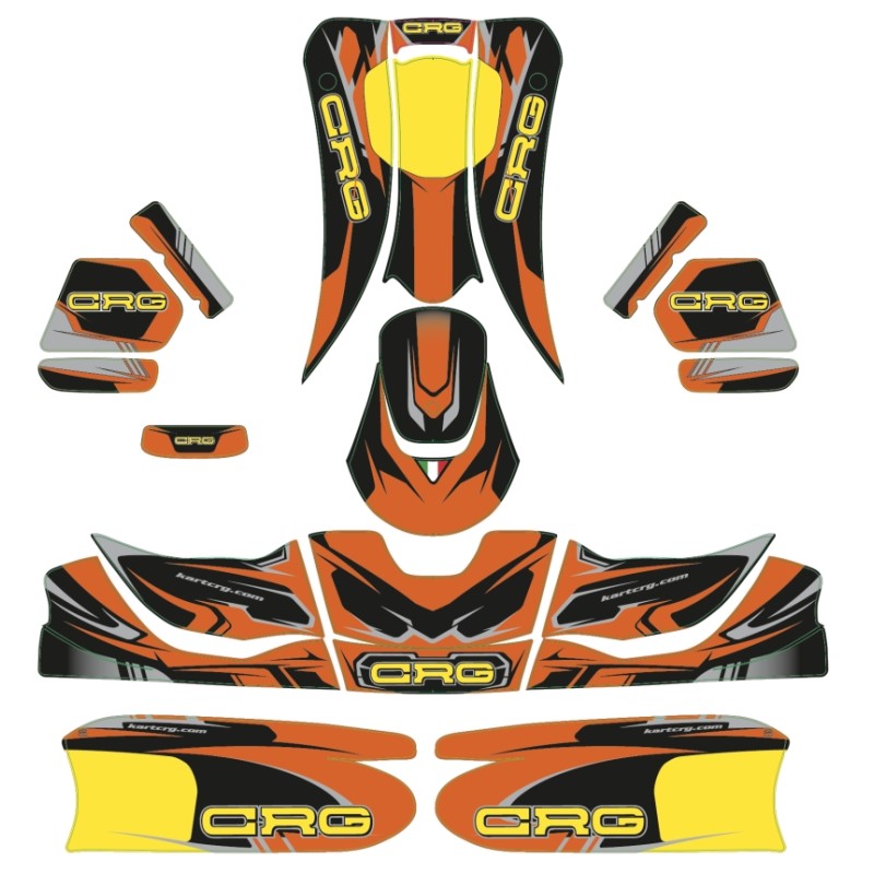 Kit Adhesivos CRG 507 / 508, MONDOKART, kart, go kart, karting