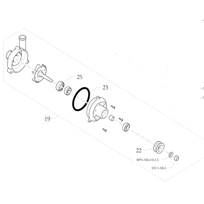 Water Pump Freeline - Toothed, mondokart, kart, kart store