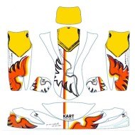 Kit Pegatinas Carenado - OK OKJ KZ - Kart Republic PROMO