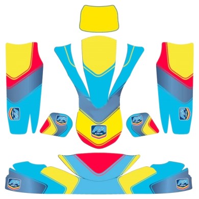 Kit Adesivi Carenature - OK OKJ KZ - Fernando Alonso FA