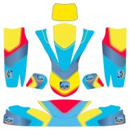 Kit Pegatinas Carenado - OK OKJ KZ - Fernando Alonso FA
