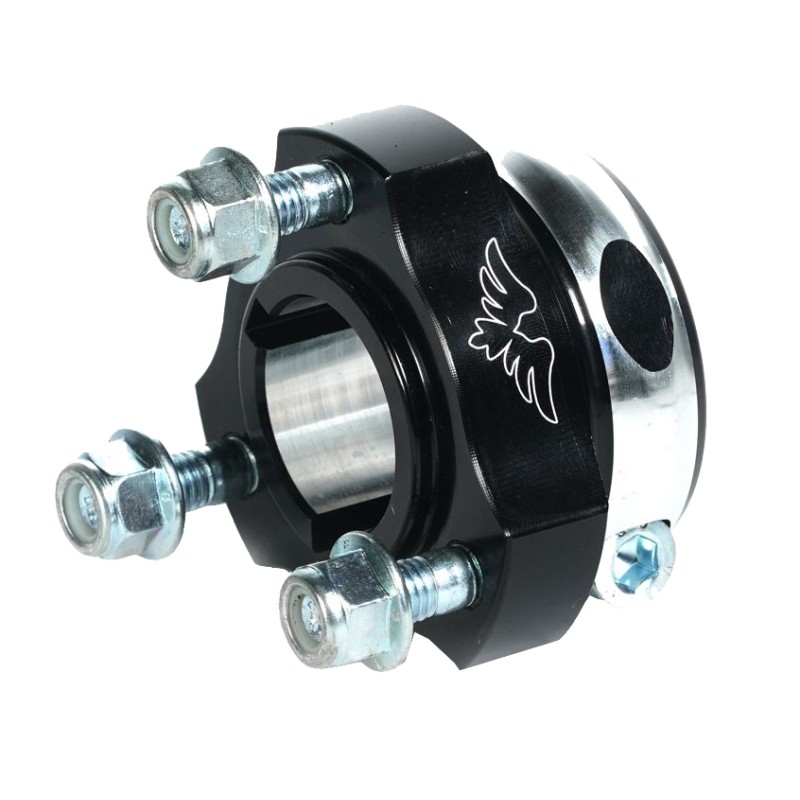 Mozzo Ruota 30mm x 35mm corto nero MINI Kart Republic KR
