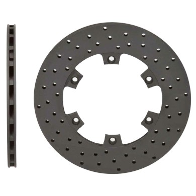 Scheibenbremse 210x12mm mit Löchern (Gusseisen) belüftet