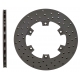 Disc brake 210x12mm ventilated with holes (cast iron)