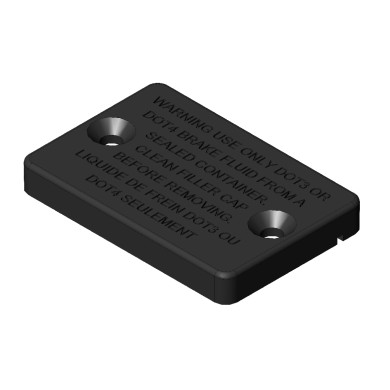 Abdeckung Bremsmasterzylinder AP-RACE -01- 55x35 Parolin