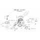 Chambre Combustion Culasse - CIEL PLAT - ORIGINAL TM KZ10C - KZ
