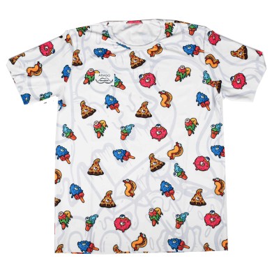 T-Shirt BLANC Food MAD56, MONDOKART, kart, go kart, karting