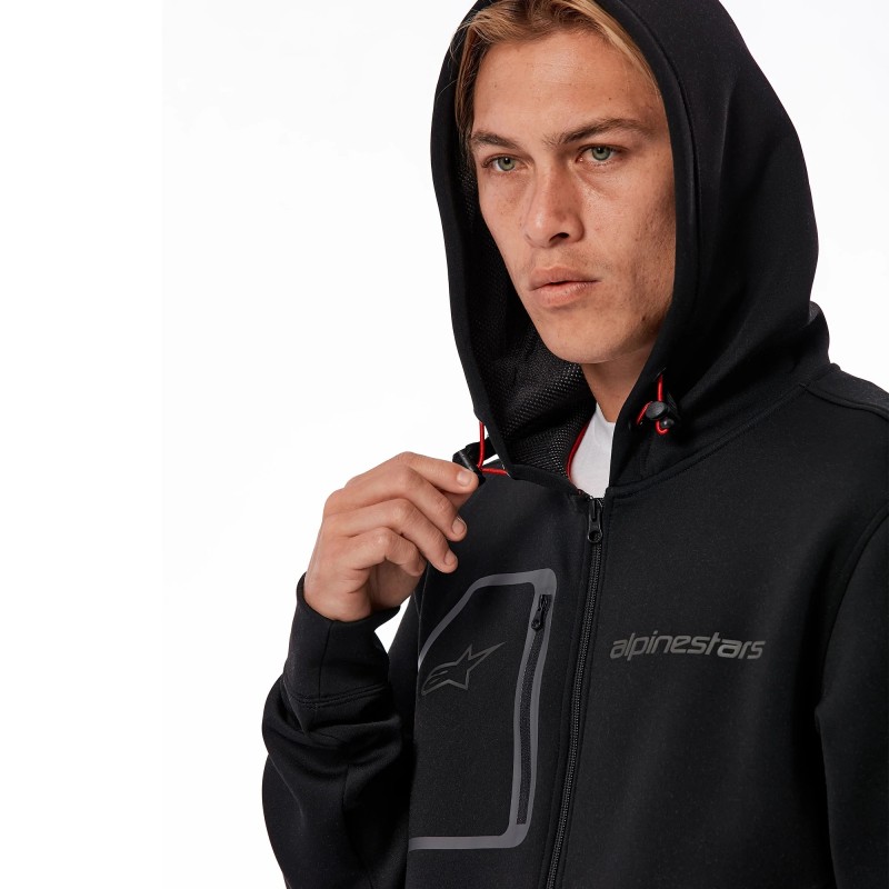 Hooded ZIP Front Tech Fleece Alpinestars CONVEX TECH