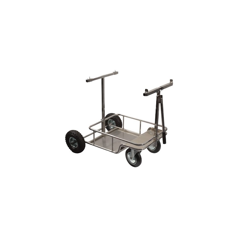 Carrello trasporto kart "Cromato", MONDOKART, kart, go kart