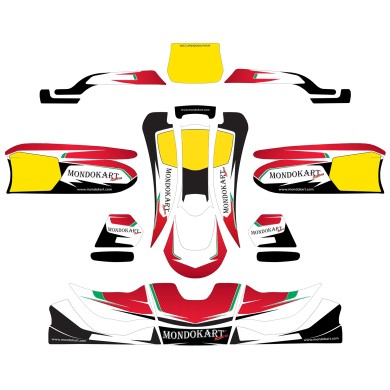 Kit Adesivi Carenature KG 507 - 508 MONDOKART - LIMITED