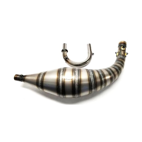 Exhaust muffler with curve IAME X30 SuperShifter 175cc