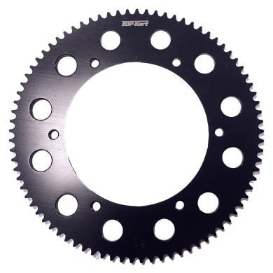 Sprocket Aluminum TOP-KART BLACK - pitch 219 KF OK OKJ 60cc