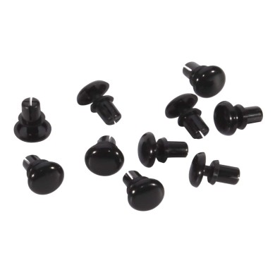 Kit Helmet Air Vent Plugs Black BELL, mondokart, kart, kart