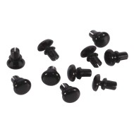 Kit Helmet Air Vent Plugs Black BELL, mondokart, kart, kart