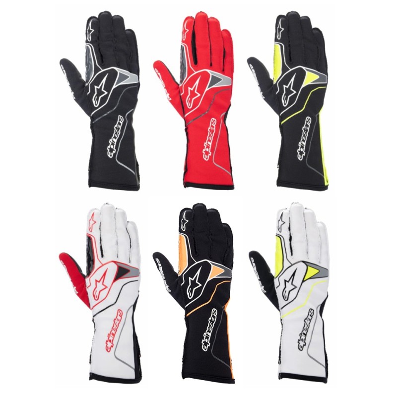Guanti Alpinestars Radar – Uomo, Colore Rosso/Argento, Taglia M