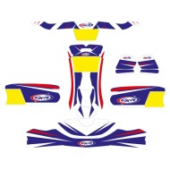 Kit Adhesivos CKR 507 508 + Tank, MONDOKART, kart, go kart