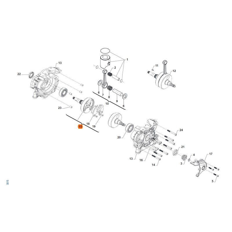 Coppia Semialberi TM OK - OM19 (S3), MONDOKART, kart, go kart