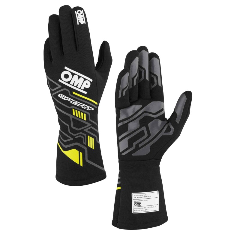 Handschuhe OMP FIRST-S Autoracing Fireproof, MONDOKART, kart