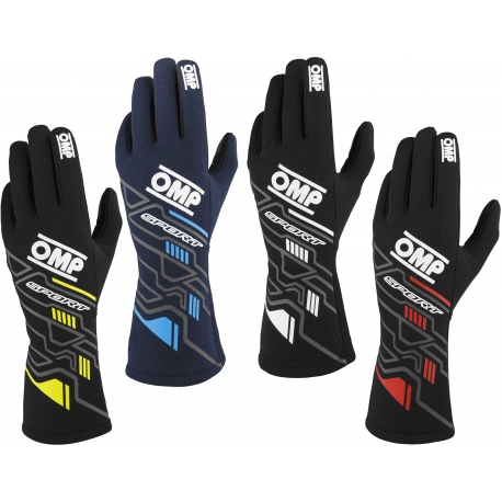Gloves OMP FIRST-S Autoracing Fireproof, mondokart, kart, kart