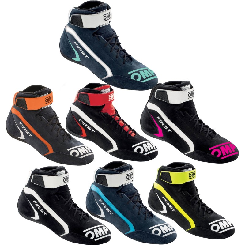 Shoes Car Racing Auto OMP FIRST Fireproof, mondokart, kart
