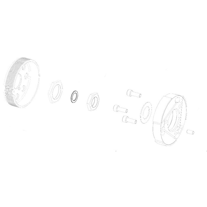 Rondelle Embrayage 15 x 22 x 1 Vortex, MONDOKART, kart, go