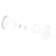 Rondelle Embrayage 15 x 22 x 1 Vortex, MONDOKART, kart, go