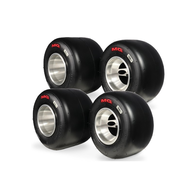 Pneus Set MG SH - 2 - LABEL ROUGE - CIK FIA - NEW!!, MONDOKART
