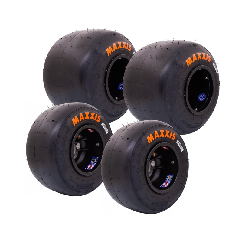 Maxxis "OPTION" CIK FIA Tire Set - OKJ/OKN, mondokart, kart