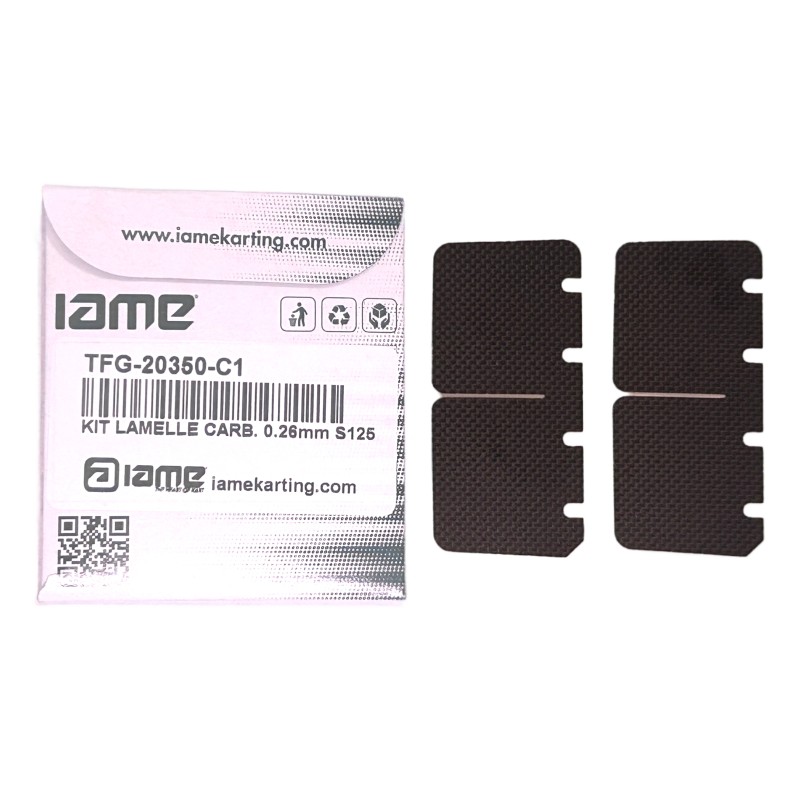 KIT Carbon Reeds 0.26mm - IAME S125, mondokart, kart, kart