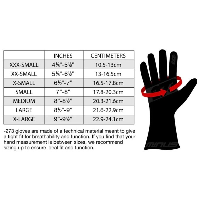 Kart-Handschuhe MINUS 273 - BLITZ V3, MONDOKART, kart, go kart