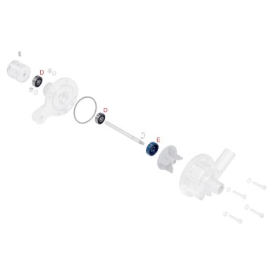 Kit revisione Pompa acqua OTK Vortex TonyKart, MONDOKART, kart