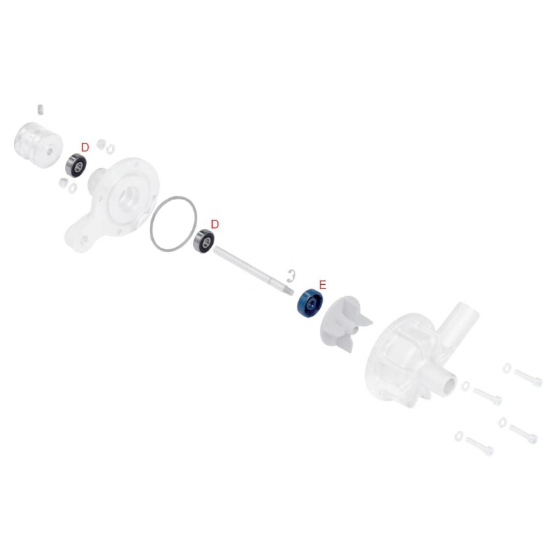 Kit revisione Pompa acqua OTK Vortex TonyKart, MONDOKART, kart