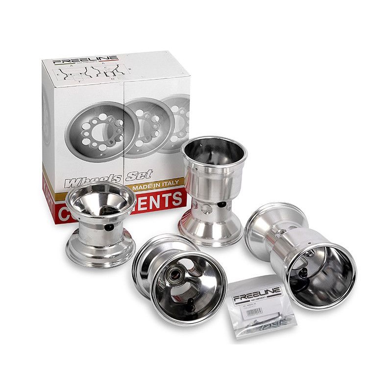 Juego Set Llantas aluminio 130/210 Birel EASYKART