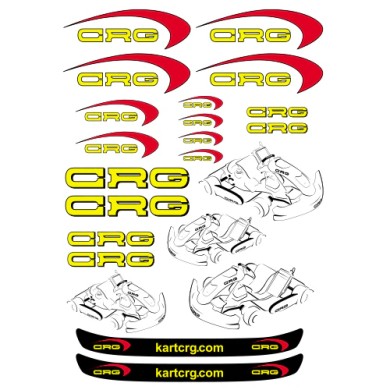 Decoration kit stickers various CRG