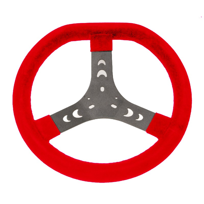 Volant de direction rouge (320 mm)