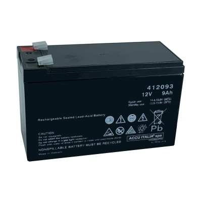 Batería 12 voltios 9 AH