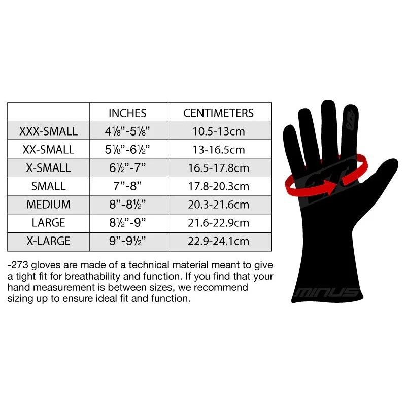 Kart-Handschuhe MINUS 273 - RACE SERVICE