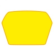 Plate Adhesive Sticker KG C3 pare-chocs arrière - NEW