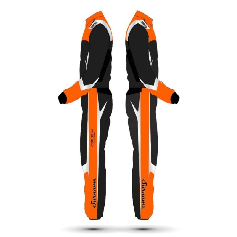 Kart Suit BLACK-ORANGE - CRG NEW!!