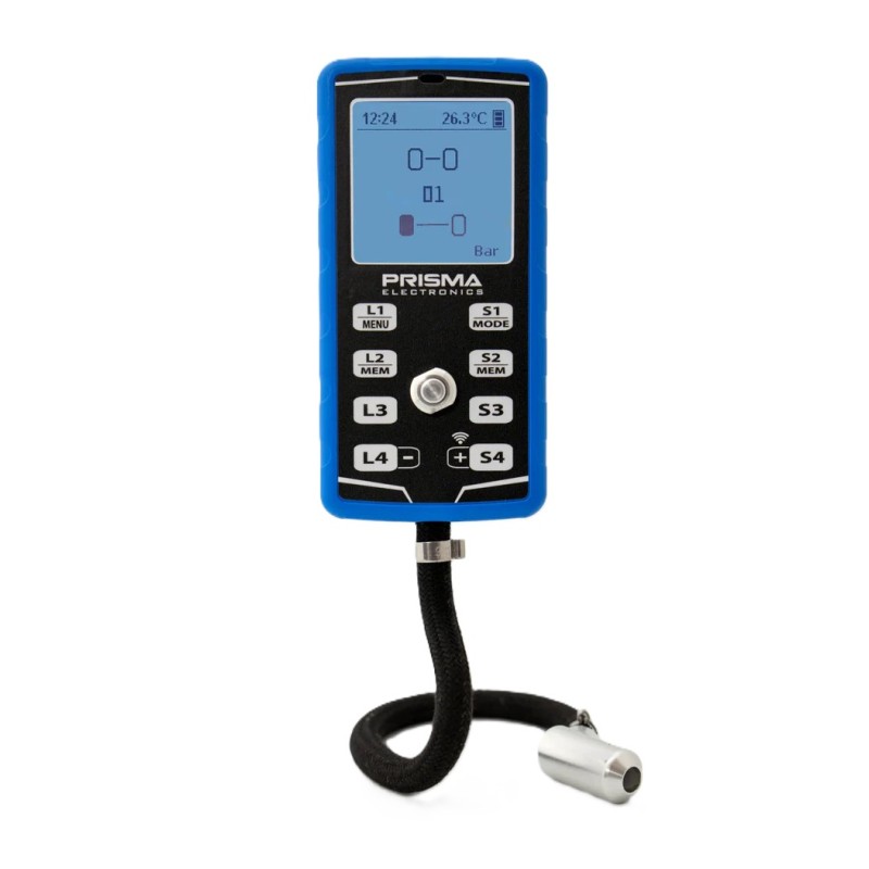 Digital Pressure Gauge HPM5 COMPLETE with Stopwatch and