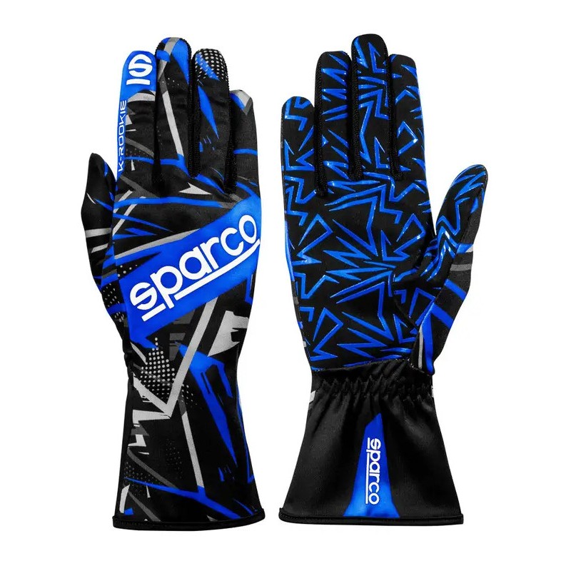 Kart Gloves K-ROOKIE Sparco – Adults and Kids, mondokart, kart