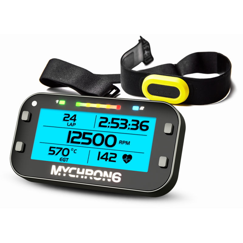 MyChron 6 - 2T - AIM - GPS Laptimer - Con Sonda AGUA + GAS