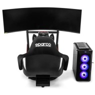 Estación Juegos Sparco Completa EVOLVE GP RIG II Formula (Con PC)