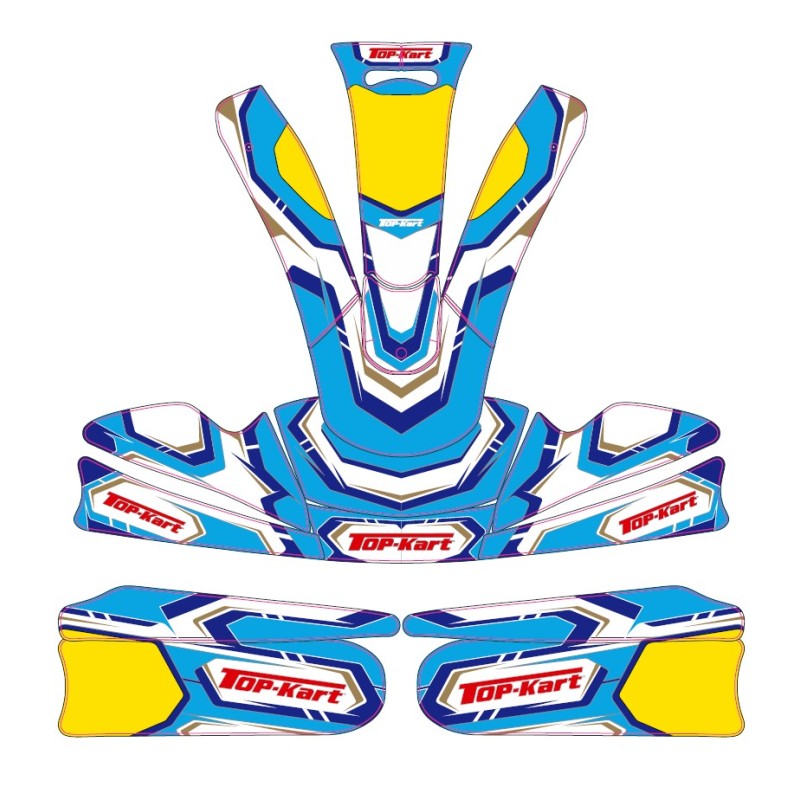 Kit Adhesivos Top-Kart MK27 60cc Mini / Baby NEW!