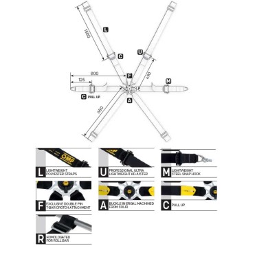 Cinture di Sicurezza OMP ONE 2"- WRC