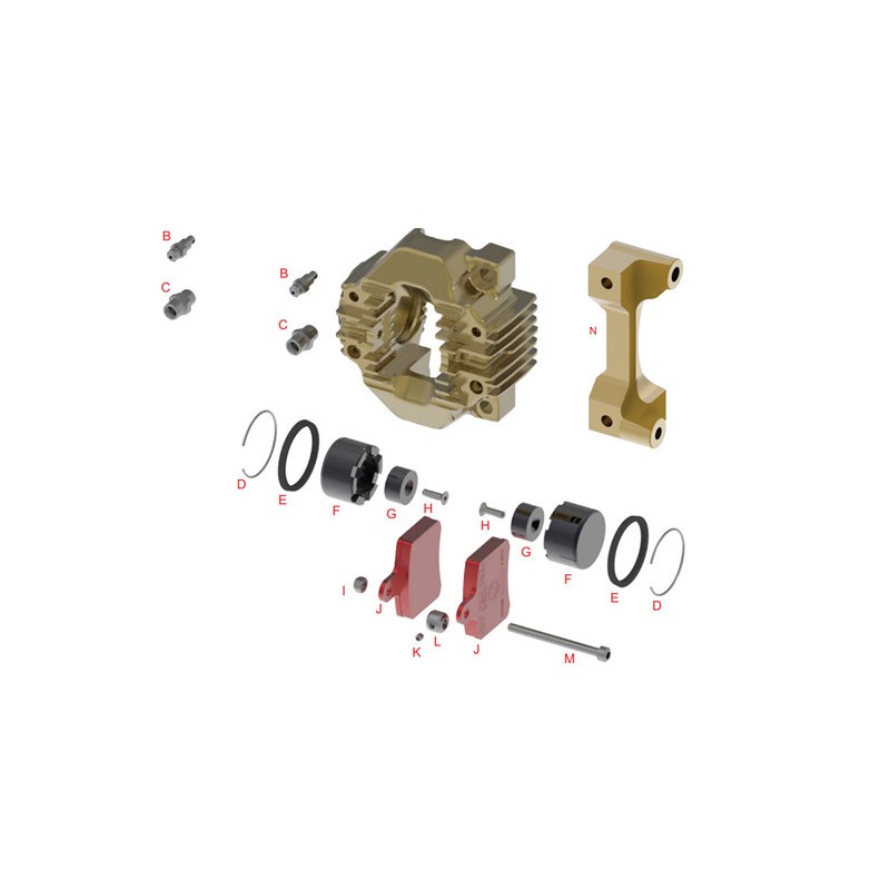 Screw Countersunk M4x14 mm