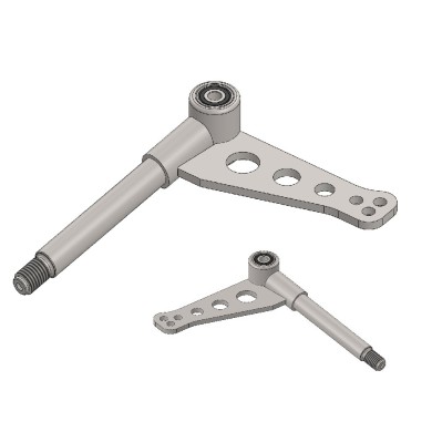 Fusée MINI 38 mm 17/30 10,5° PAROLIN – Axe ⌀ 10 mm, MONDOKART